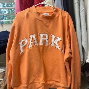 PARKE Orange Sweatshirt for Women